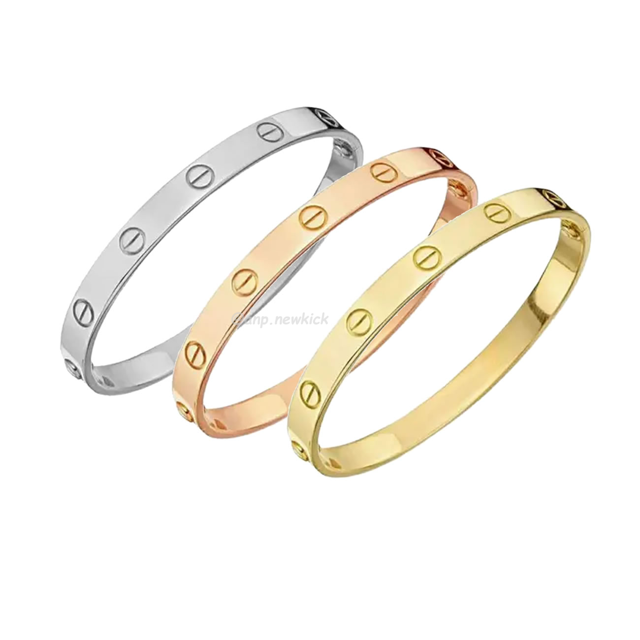 Cartier 18k Love Bracelets Gold Silver Rosegold (1) - www.newkick.vip